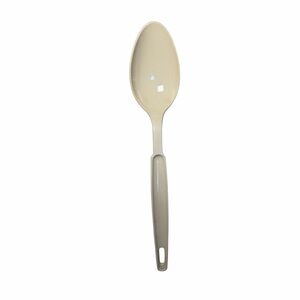 VTG Ekco nylon solid serving spoon in almond plastic